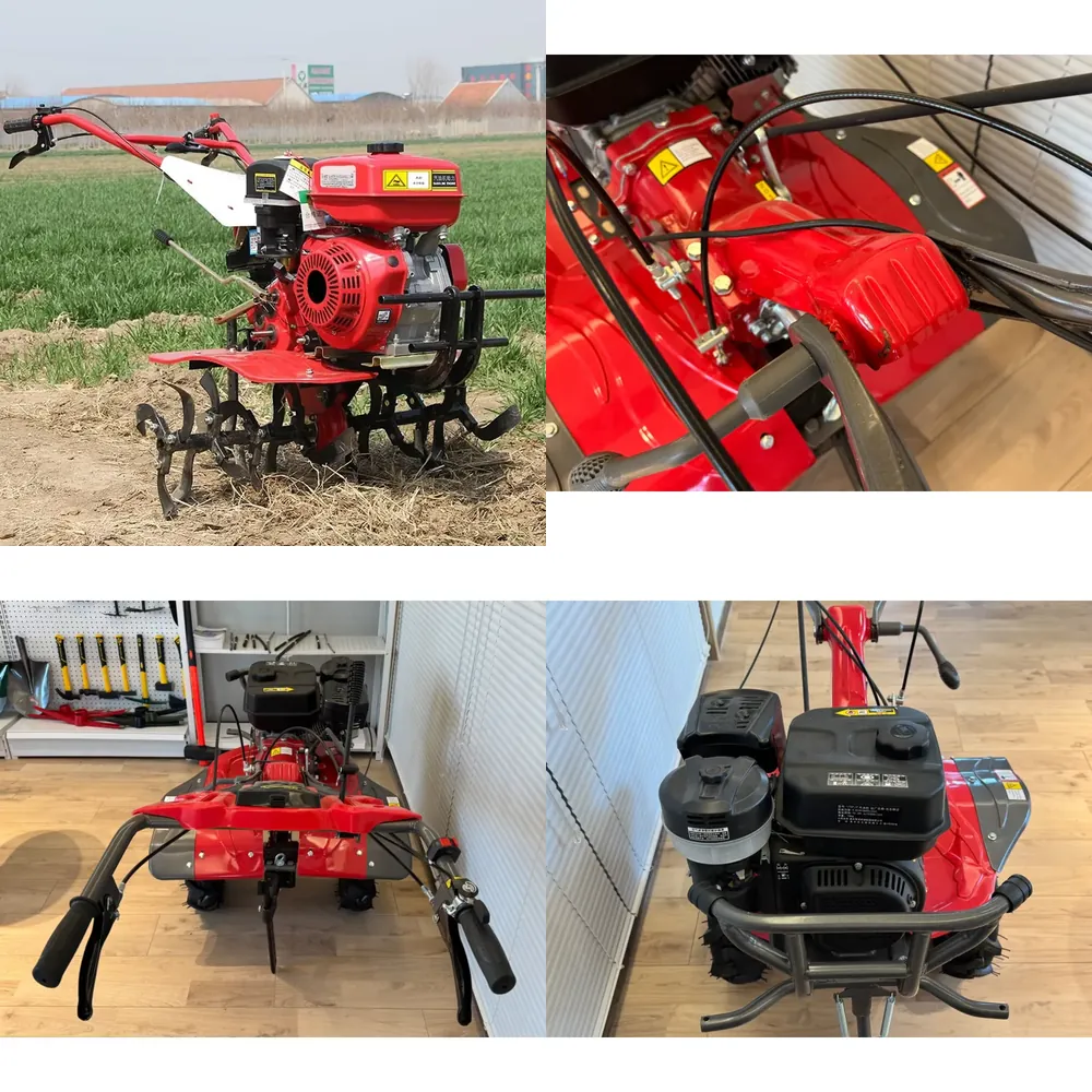 Garden Tiller Mini - Mini Cultivador de Duas Rodas 7HP