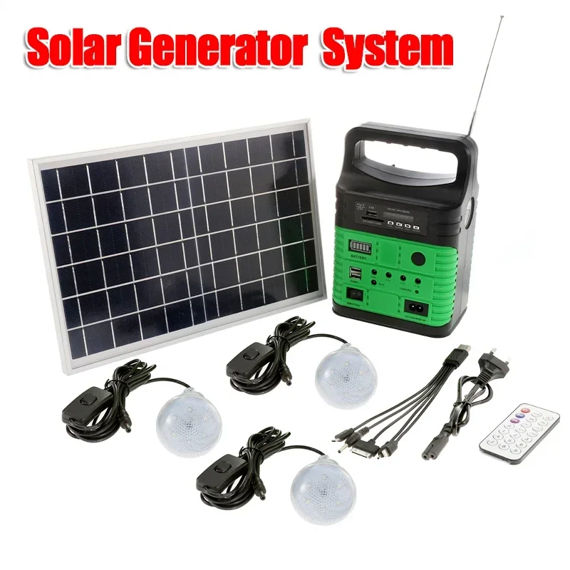 Outdoor Power Board - Portátil Camping Solar Power Generator System,