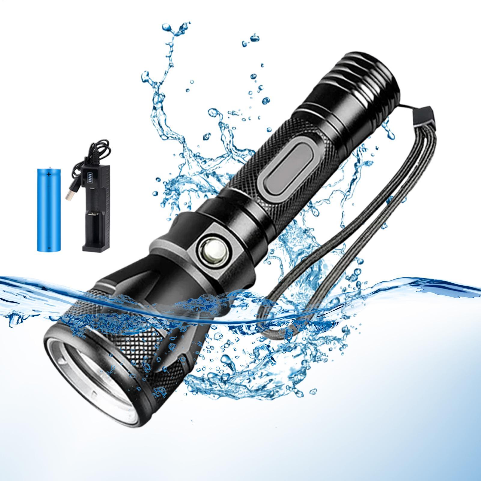 Outdoor Powersports - Lanterna de Mergulho LED Recarregável à