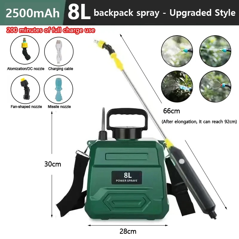 Electric Sprayer Backpack - Pulverizador Agrícola de Alta Pressão com