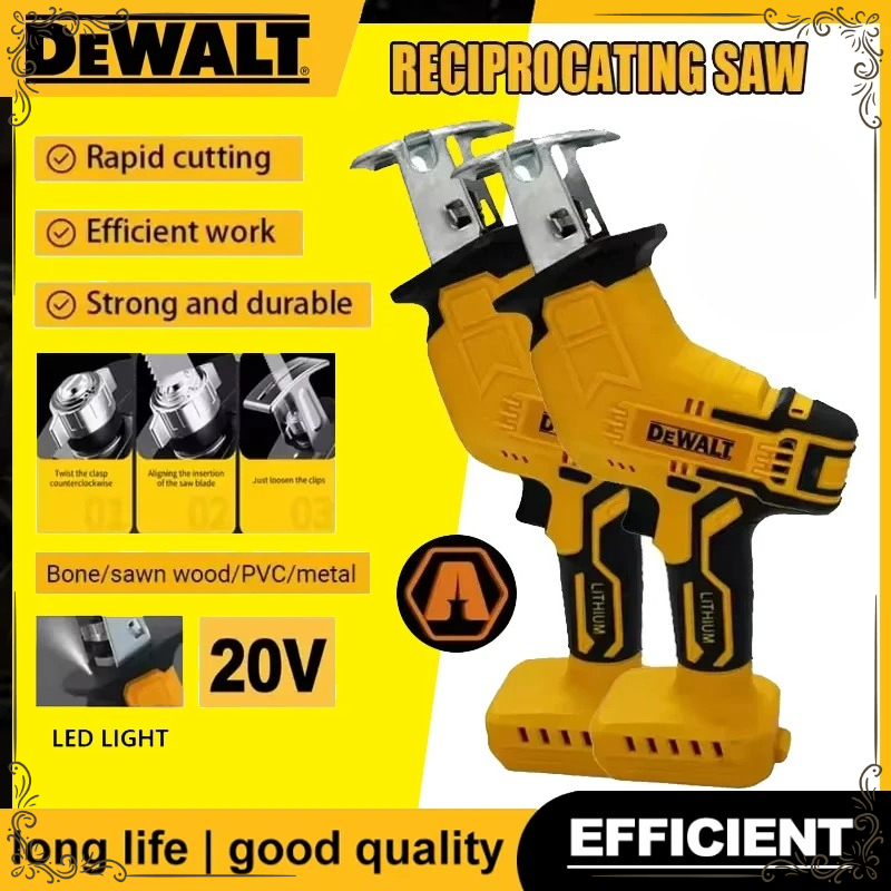 Electric Chainsaw Battery - Serra Recíproca Sem Escovas Dewalt 2800RPM,