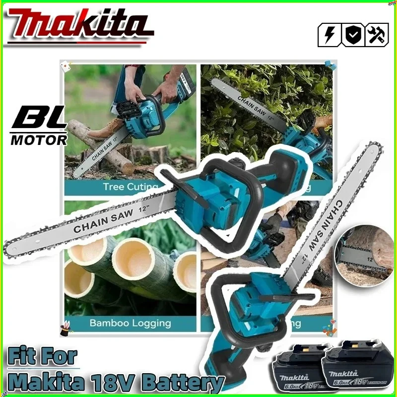 Electric Chainsaw Battery - Serra Elétrica Portátil Makita 18V 2200W,