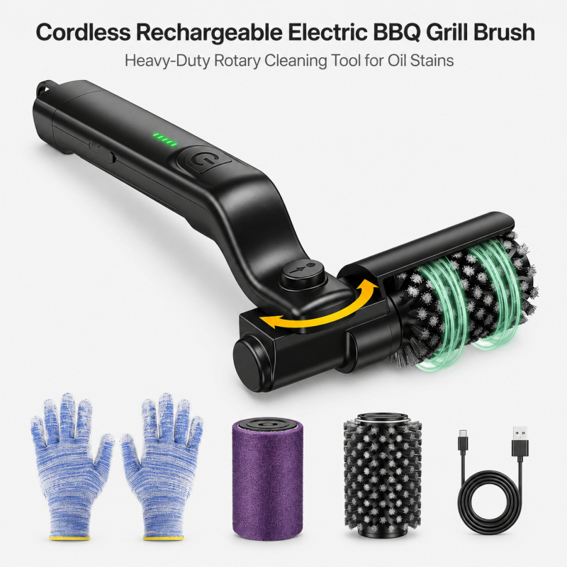 Outdoor Power Brush - Escova Elétrica Recarregável Sem Fio para