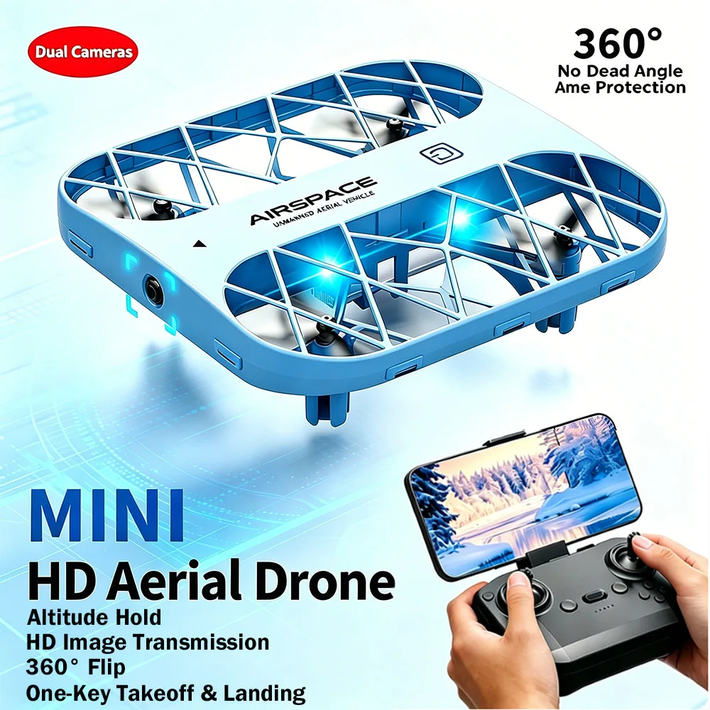 Outdoor Power Brush - Drone Mini Quadcopter RC HD JJRC