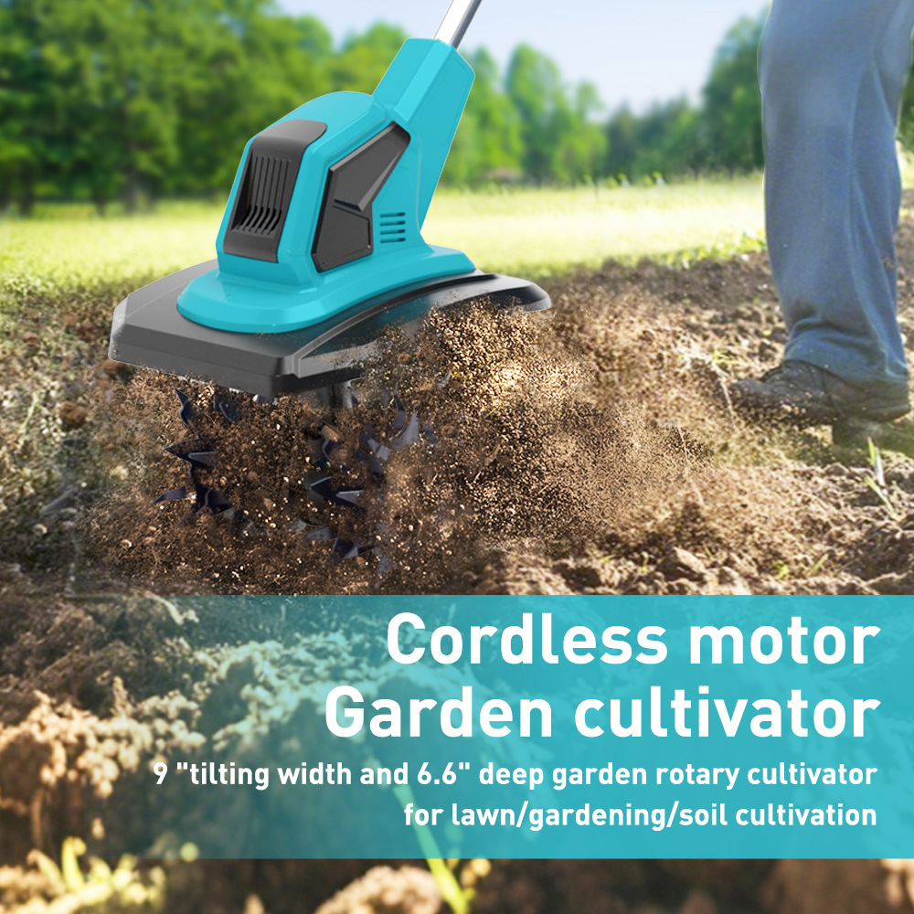 Garden Tiller Mini - Mini Cultivador Elétrico Portátil de Alta