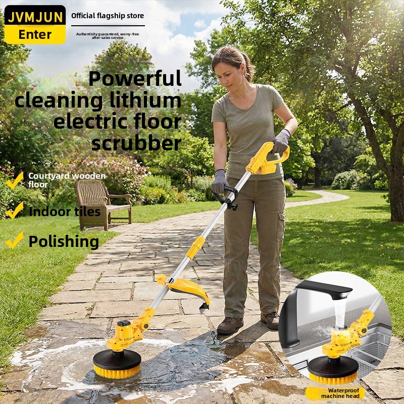 Outdoor Power Brush - Escova Elétrica de Limpeza Portátil com