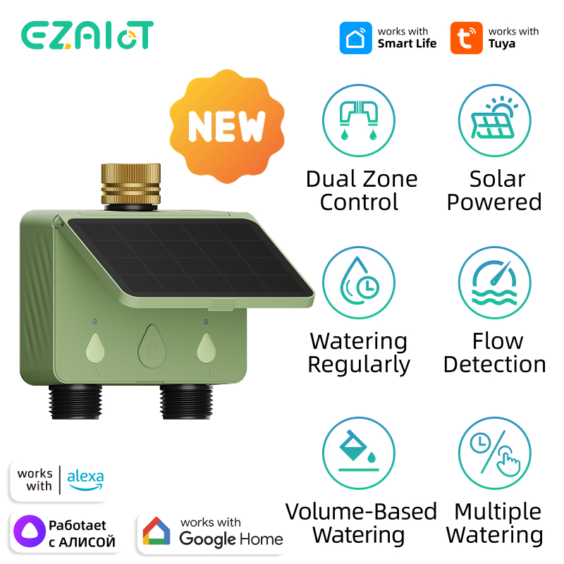 Power Zone Outdoor Timer - Temporizador de Água Inteligente Tuya WiFi