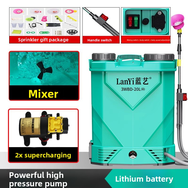 Electric Sprayer Backpack - Pulverizador Elétrico de Alta Pressão com