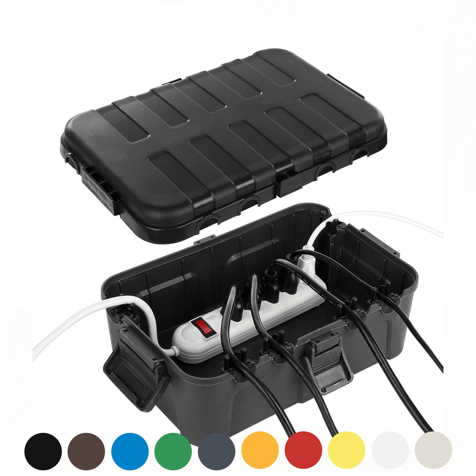 Outdoor Power Supply Box - Caixa elétrica externa extra grande, capa
