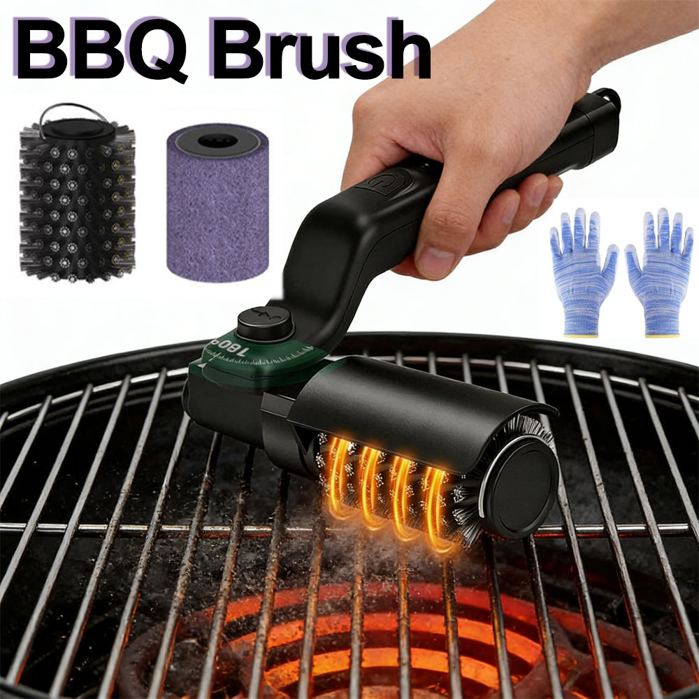 Outdoor Power Brush - Escova elétrica recarregável de 3 velocidades,