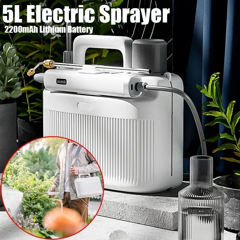 Electric Sprayer Backpack - Pulverizador elétrico de jardim 5l, spray