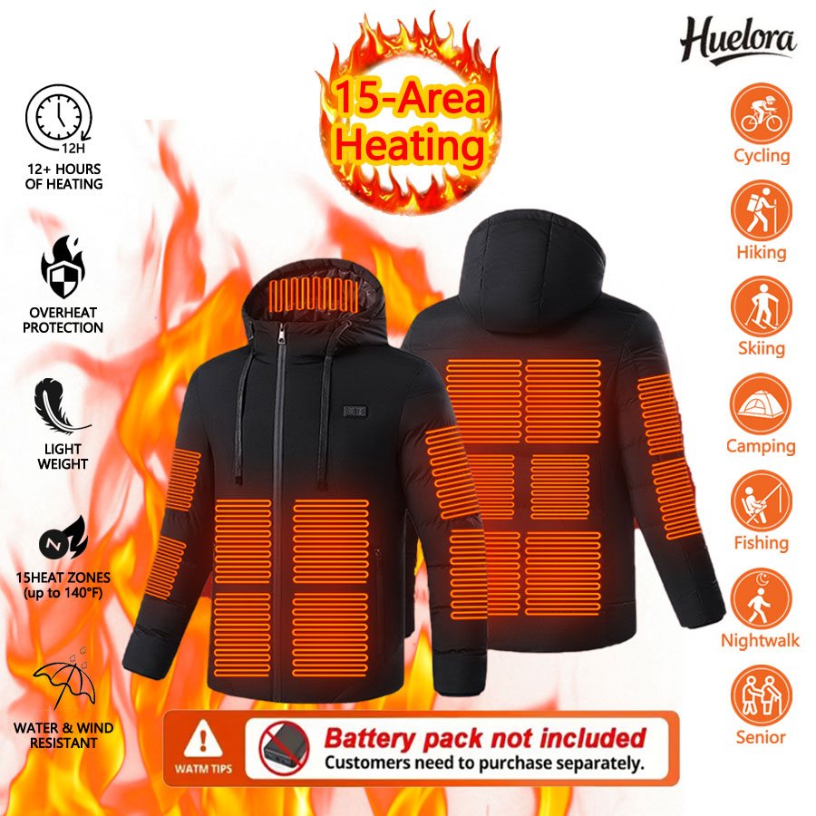 Outdoor Powersports - Huelora 11 área jaqueta aquecida masculina