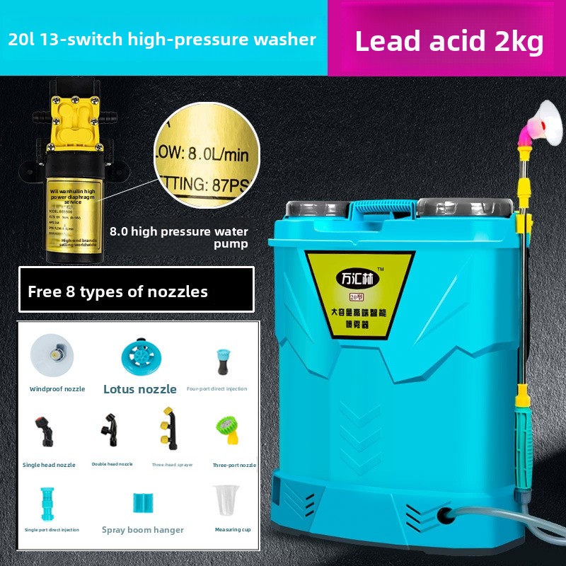 Electric Sprayer Backpack - Novo Pulverizador Costal Elétrico de Alta