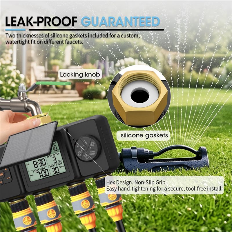 Temporizador de irrigação sola - Power Zone Outdoor Timer avaliação e preço