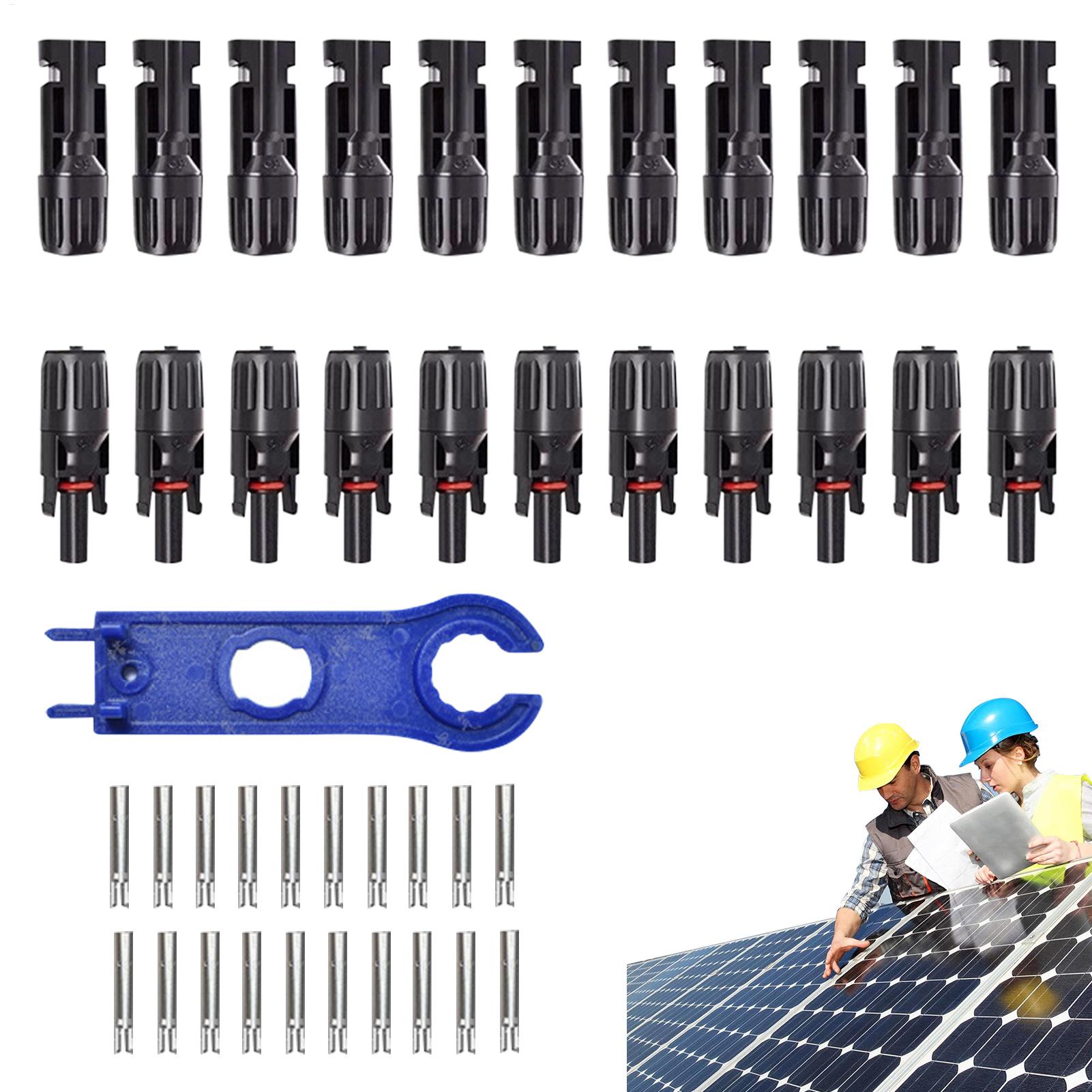 10 pares de conectores solares - Outdoor Power Board avaliação e preço