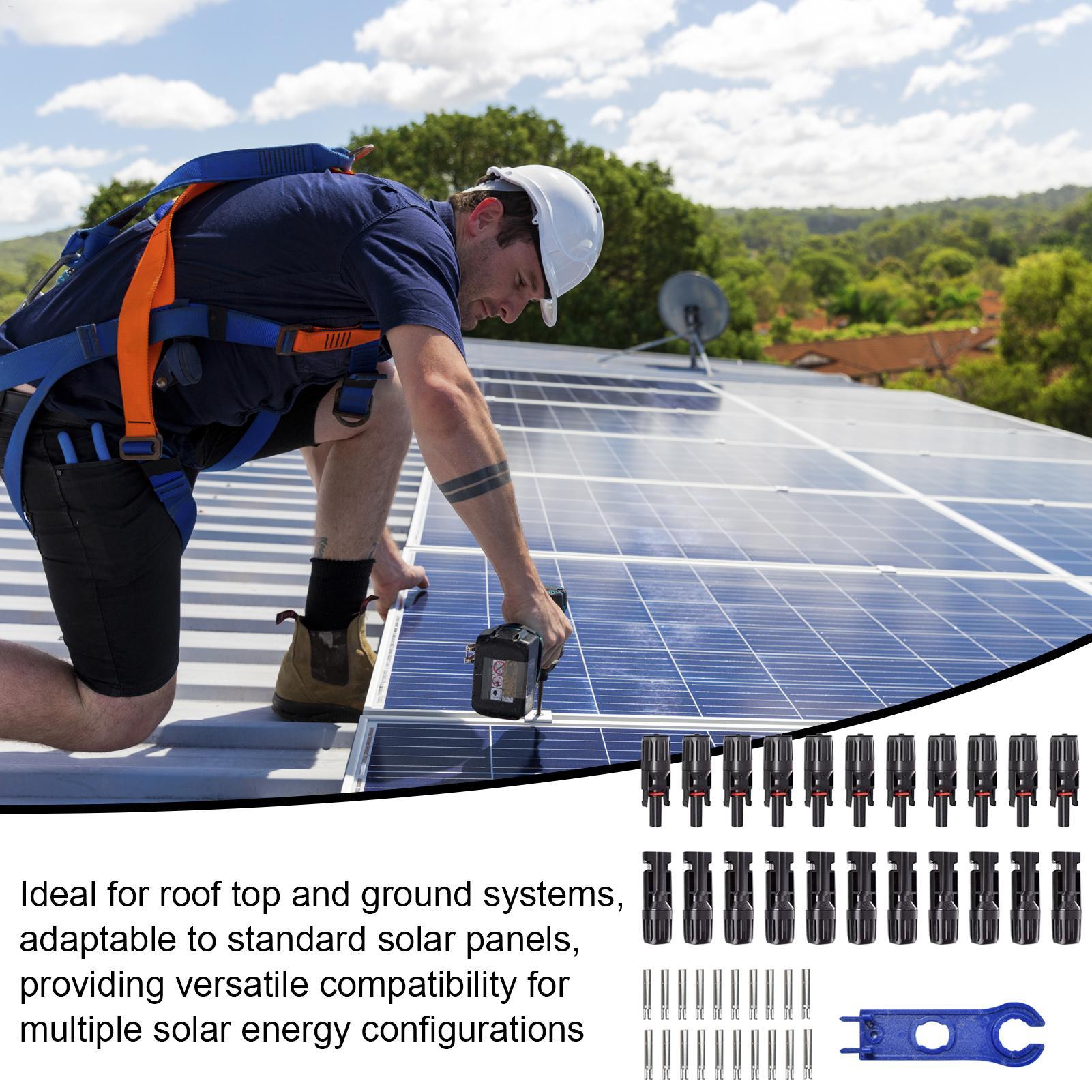 10 pares de conectores solares - Outdoor Power Board avaliação e preço