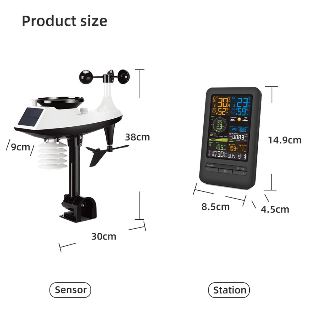 Fj3395ty/fj3390a estação meteo - Outdoor Power Meter avaliação e preço
