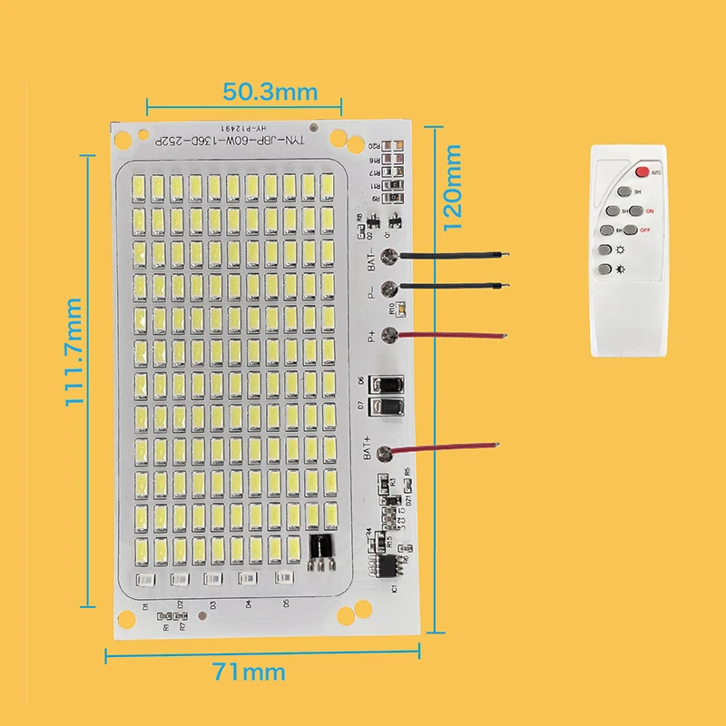1 pces 10w-600w led energia so - Outdoor Power Board avaliação e preço