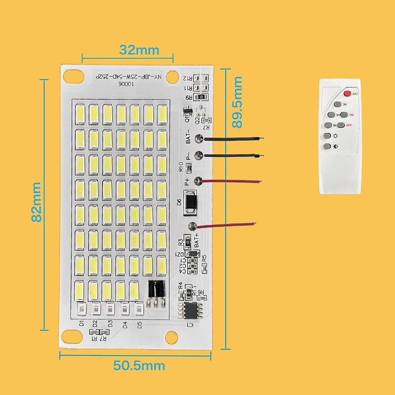 1 pces 10w-600w led energia so - Outdoor Power Board avaliação e preço