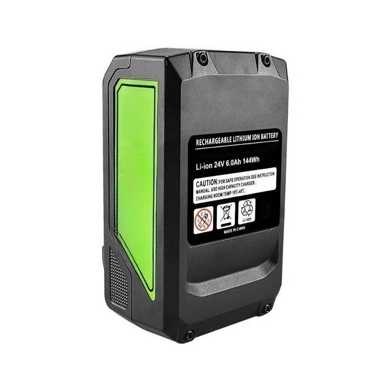 Para greenworks 24v 6.0ah ferr - Electric Chainsaw Battery avaliação e preço