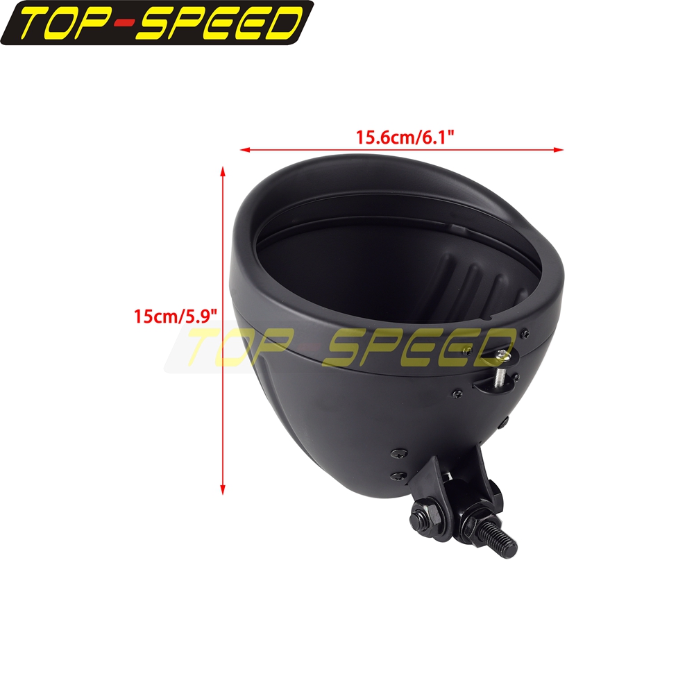 Preto/cromado farol da motocic - Outdoor Power Direct avaliação e preço