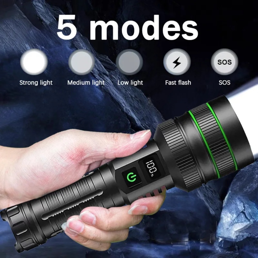 Lanterna LED poderosa com zoom - Outdoor Power Meter avaliação e preço