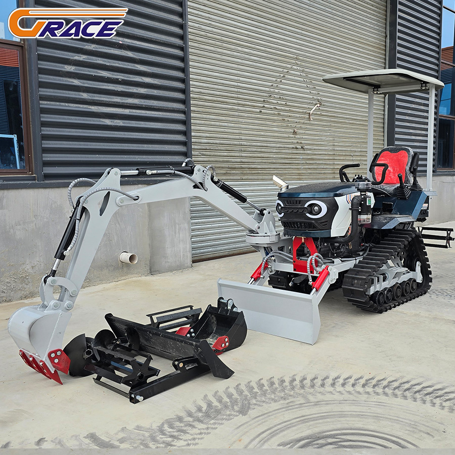 Trator Mini Crawler Personaliz - Garden Tiller Mini avaliação e preço