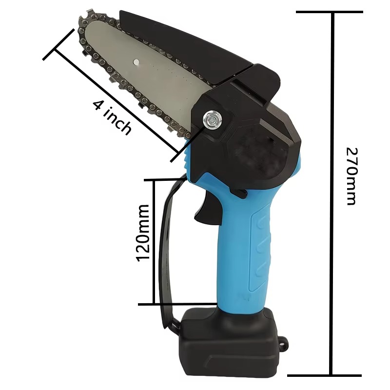 Mini Serra Elétrica Sem Fio Pa - Electric Chainsaw Battery avaliação e preço