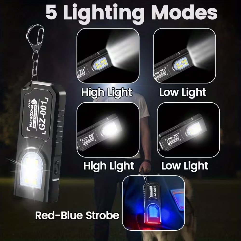 Mini cob led chaveiro lanterna - Outdoor Power Usb avaliação e preço